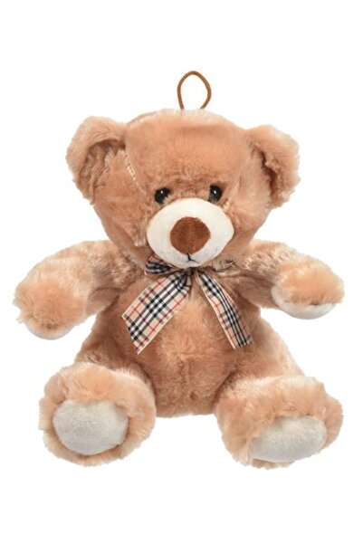 Davida Dreams Ursulet din plus, moale si catifelat, cu fundita, 21 cm, bej cu...