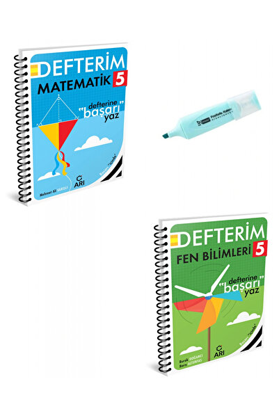 Arı Yayıncılık 5.Sınıf Matematik Ve Fen Bilimleri Akıllı Defterim (Yeni Müfredat)