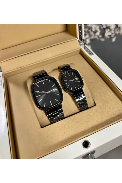 PW POLO WHITE Couple Wristwatches with Calendar 2 Pieces