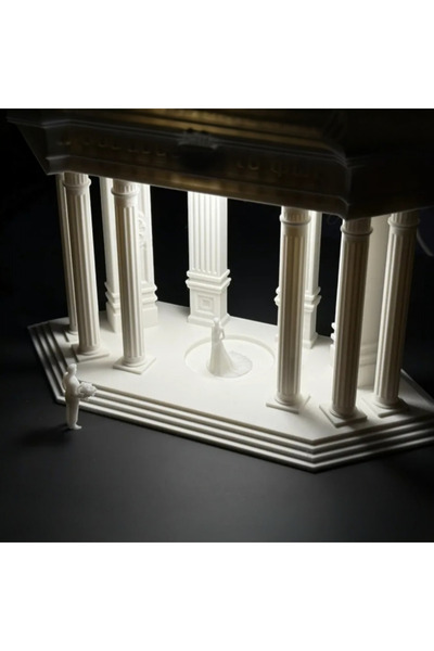 hivhestın Luminos Klasik Tapınak Masa Lambası - 17 cm 3D PLA LED