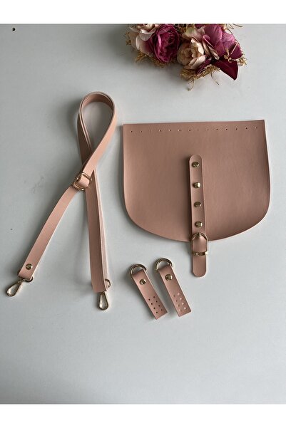 zg hobi aksesuar مجموعة غطاء وحزام ومشبك لحقائب التريكو - طقم حقائب تريكو