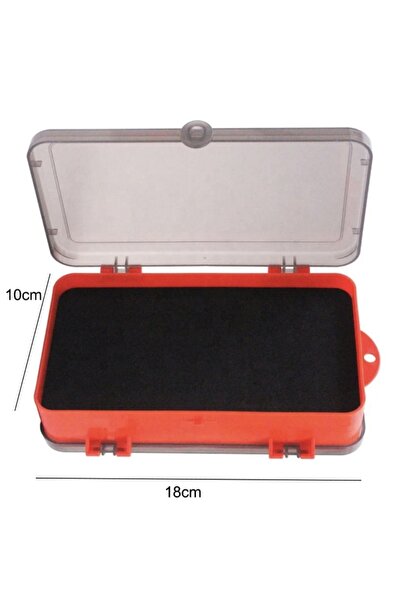 Bozok balıkçılık balıkçı kutusu, olta çantası ( 10x18 cm Bir taraf zoka bir taraf silikon yem içindir)