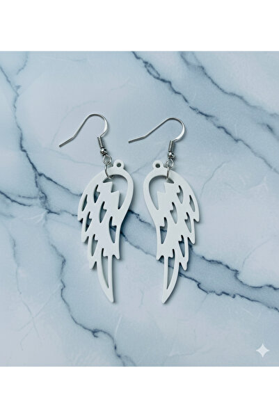 Kanem3D Kanat Şekilli Küpeler