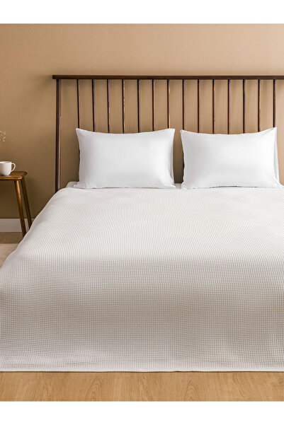 LC Waikiki MA BELLA LCW HOME Bej Pamuklu Çift Kişilik Pike 200x220 Cm
