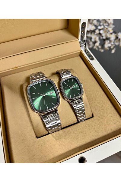 PW POLO WHITE Takvimli Çift Kol Saati 2 Adet