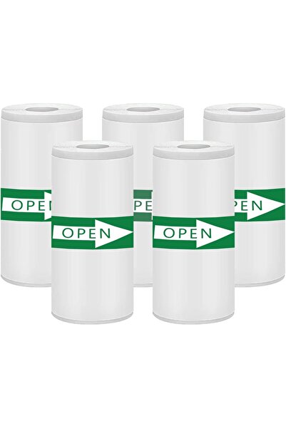 VALA Set 5 role hârtie termică adezivă pentru camere foto instantanee și impr...