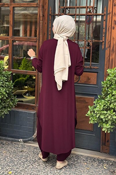 Ceremony Pantolonlu Takım W-6937 Mürdüm