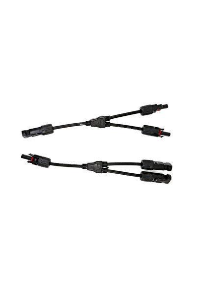 Genel Markalar MC4 Solar Kablolu Paralelleme Soketi Güneş Panel Konnektör İki...