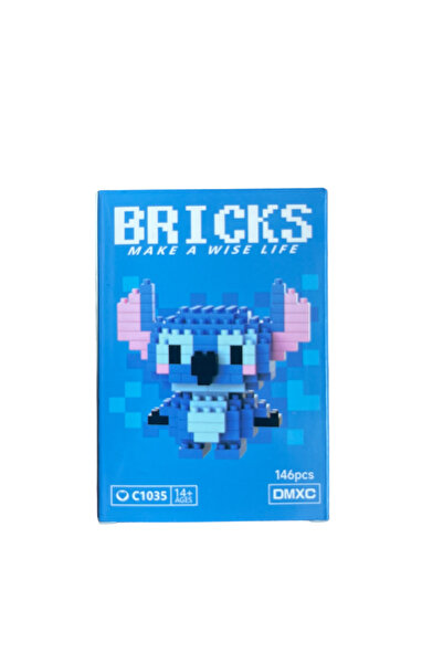 synshop Stitch Bricks Karakter Figürü 3D Yapboz Puzzle 146 parça oyuncak