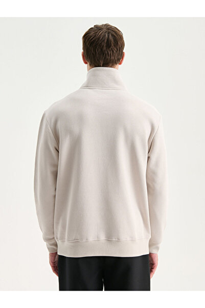 LC Waikiki Ανδρικό χοντρό φούτερ με ψηλό γιακά με φερμουάρ