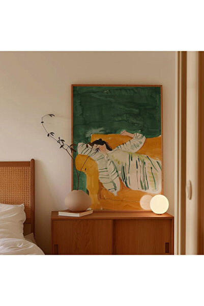 Tuba Decor Tablo dintr-o singură bucată cu rame din lemn pentru sufragerie, s...