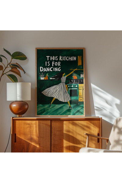 Tuba Decor Τραπέζι σαλονιού κουζίνας με ξύλινο πλαίσιο μονοκόμματο