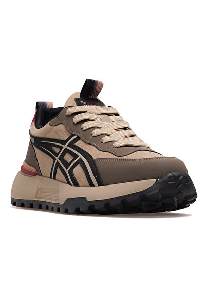 Guja Ανδρικά δερμάτινα καθημερινά ελαφριά αθλητικά παπούτσια 25k 25k501-2 M καφέ