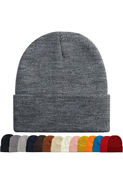 w white stars sports & wear Unisex Ribbed Winter Beanie - Unisex for Men or Women