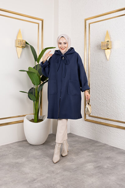 ensade Τσάντα με κουκούλα Oversize χωρίς επένδυση Χειμερινό μπουφάν με φερμουάρ