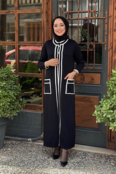 Nurcan Çetin Knitwear Cardigan Nr114 Black