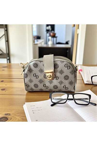 Gözde Mağazacılık Gold Detailed Women's Shoulder Bag