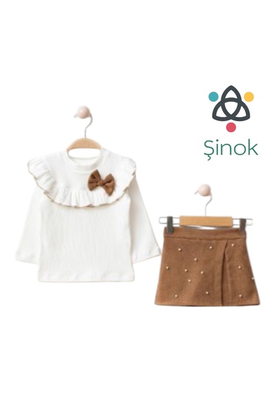 ŞİNOK طقم سكوبا للفتيات الصغيرات من إينسيلا