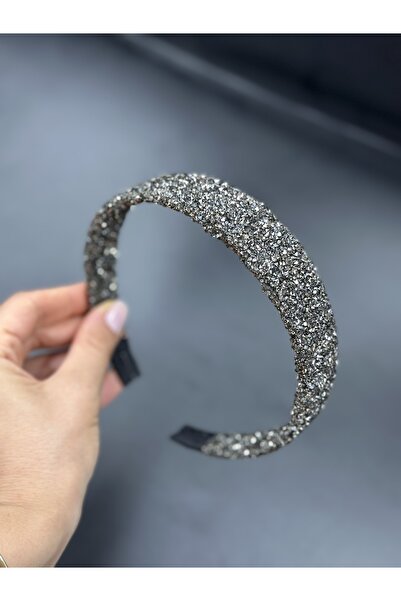 Hayals تاج من حجر الكريستال الأنثراسيت