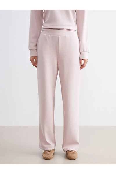 LC Waikiki LCW Vision Lila Beli Lastikli Modal Karışımlı Kadın Eşofman Altı