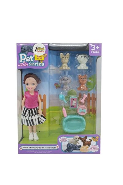 Ethab Ticaret Pet Shop - Dog Grooming Set with Duckling - 7722-3 - Brown