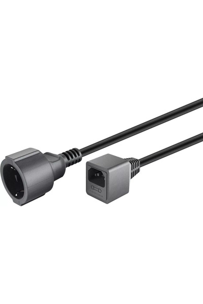 OEM Cablu de alimentare UPS SCHUKO cu conector de siguranta 0.2m Goobay