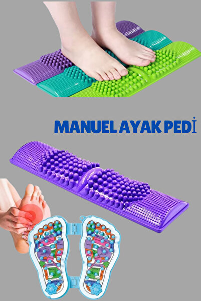 Uni zer Manuel Ayak Masaj Matı Akupunktur Topuk Dikeni Spa Masaj Aleti Çok Re...