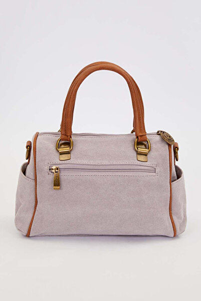 Levidor Quality Canvas Fabric Long Strap Medium Size Women's Hand and Shoulder Bag 930386