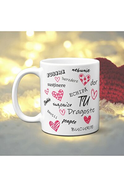CrisPrint Cană personalizata cuvinte de dragoste