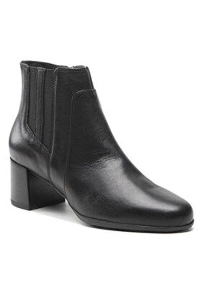 Geox γυναικεία μποτάκια μέχρι τον αστράγαλο D NEW ANNYA MID D94CBB 00085 μαύρα