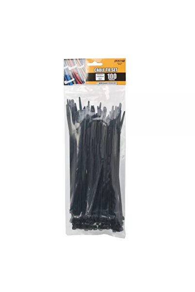 Handy Coliere plastic negru 200x4.6mm 100buc