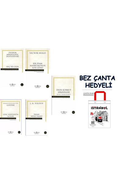 TÜRKİYE İŞ BANKASI KÜLTÜR YAYINLARI Dede Korkut - İnsan Neyle Yaşar - Bir İda...