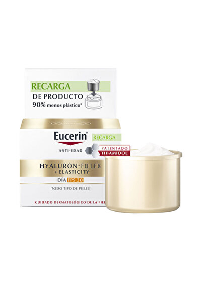 Eucerin Hyaluron Filler + Elastizität Tag Lsf 30 Nachfüllpackung 50 ml