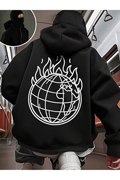 LAND MODA سترة صوفية للجنسين من Snow Masked Ninja من الصوف السميك بخيطين