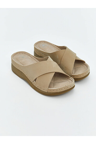 LC Waikiki Vizyon New Season Suede Look Women's Slippers