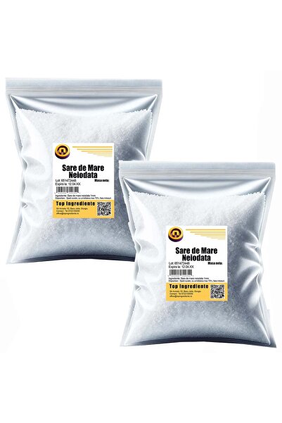 Top Ingrediente Θαλασσινό αλάτι, χωρίς ιώδιο, χωρίς αντιπηκτικό παράγοντα - Για τουρσιά - 2 κιλά (2*1 κιλό)