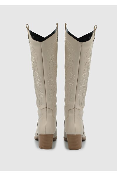 Provoq Μπεζ Γυναικείες Μπότες