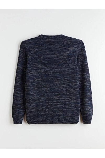 LC Waikiki Мъжки пуловер с дълги ръкави и шарки, с велосипедна яка (W5)