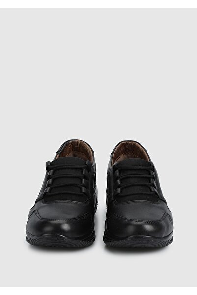 Eclipse Μαύρα δερμάτινα γυναικεία παπούτσια