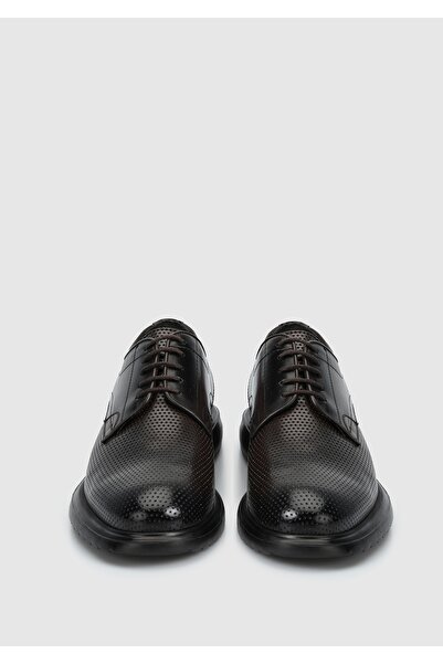 Provoq Καφέ Δερμάτινα Ανδρικά Παπούτσια