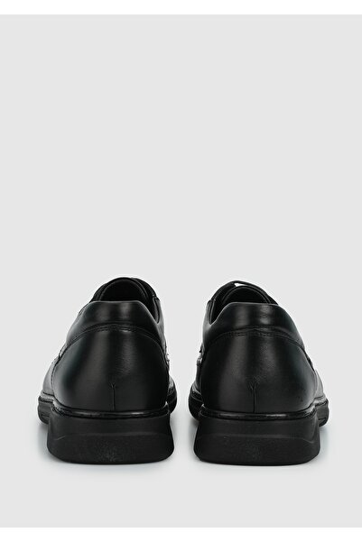 Eclipse Μαύρα Δερμάτινα Ανδρικά Παπούτσια