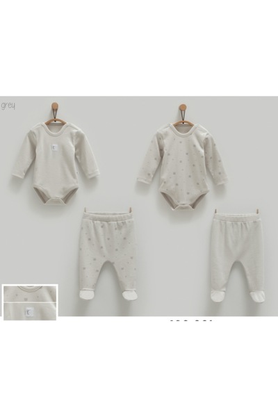 Caramell Cute Bear 2-Piece Bodysuit & 2-Piece Pants