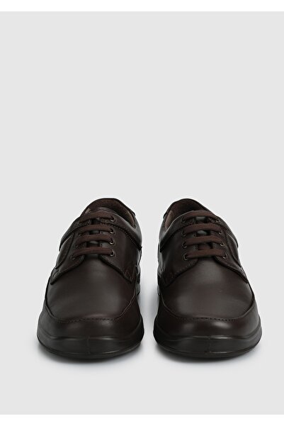 Eclipse Καφέ Δερμάτινα Ανδρικά Παπούτσια