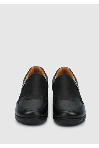 Eclipse Black Leather Women's Shoes