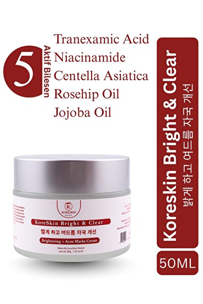 Koreskin كريم تبييض البشرة وتفتيحها ومضاد للعيوب حمض الترانيكساميك، النياسينا...