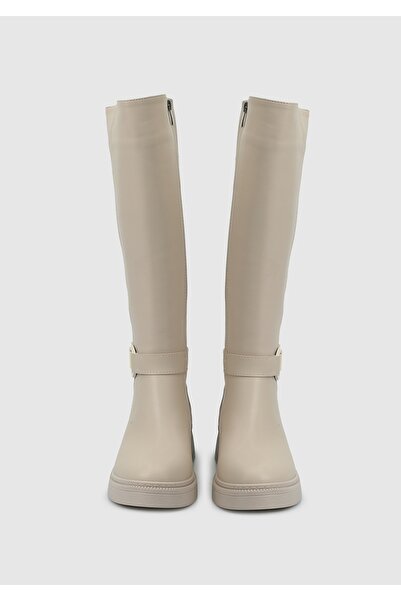 Provoq Μπεζ Γυναικείες Μπότες