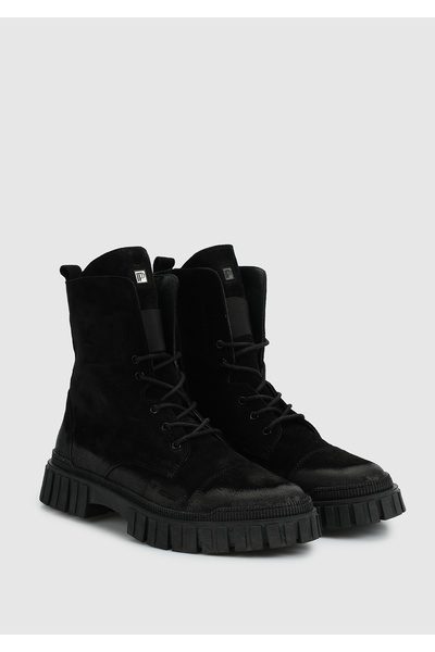 Provoq Siyah Deri Erkek Bot