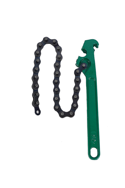 Lawazim Oil Filter Wrench - 8 Inch Chain Type Adjustable Wrench for Oil Filter Removal