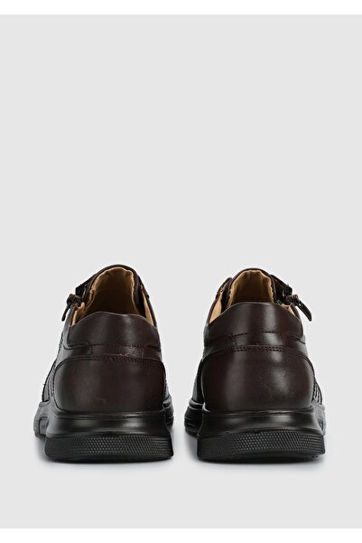 Provoq Καφέ Δερμάτινα Ανδρικά Παπούτσια