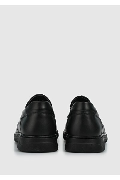 Eclipse Μαύρα Δερμάτινα Ανδρικά Παπούτσια